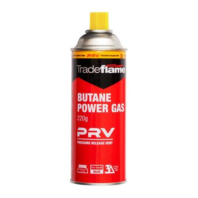 CARTRIDGE BUTANE 220GM, TRADEFLAME