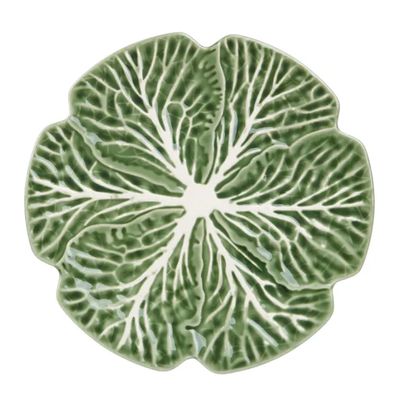 PLATTER ROUND CABBAGE GREEN 30CM