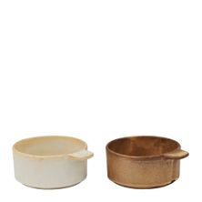 RAMEKIN BRW/NAT SET-2 12X10X5CM, FRANCIS