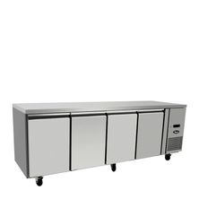 FRIDGE UNDERBENCH FOUR DOOR COOLING TABLE 2230MM, ATOSA