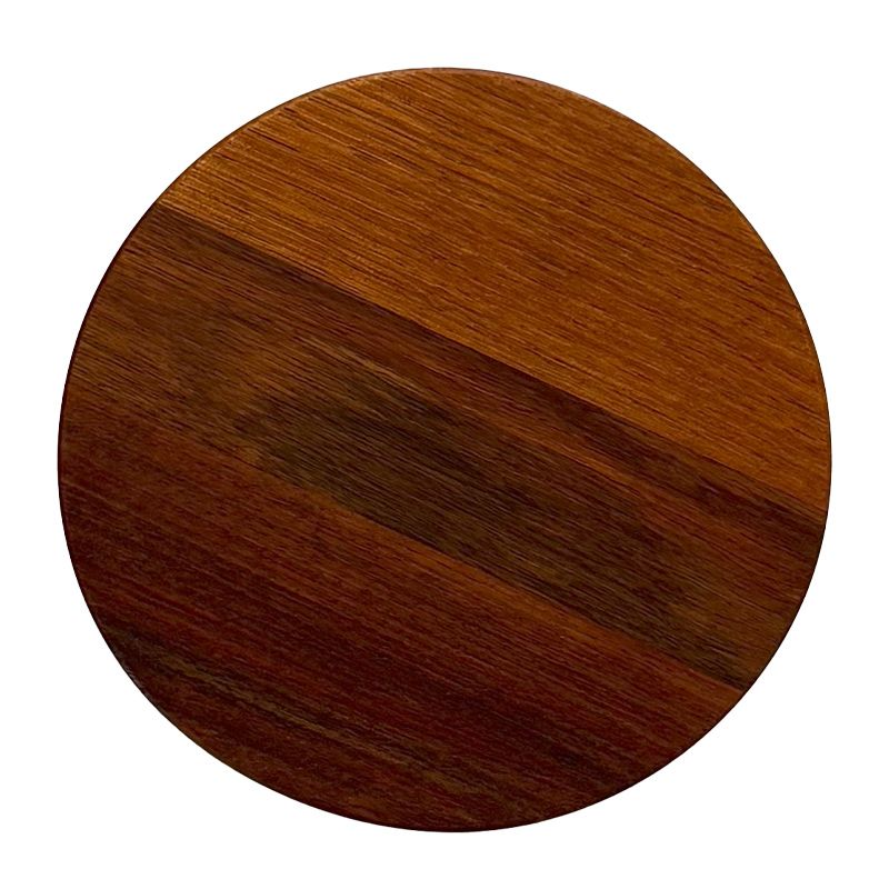 BOARD ROUND165X20MM BLK WOOD BIG CHOP