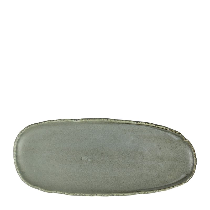 PLATE OVAL 35X15CM FUJI ASH, HORECANO