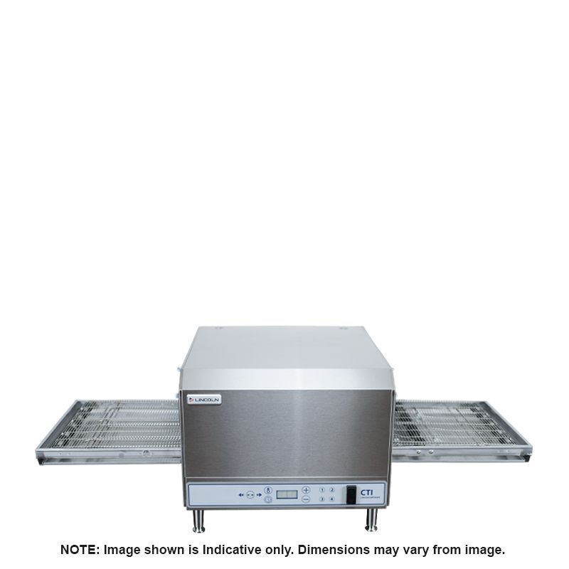 CONVEYOR OVEN VENTLESS SINGLE STACK ELEC, LINCOLN