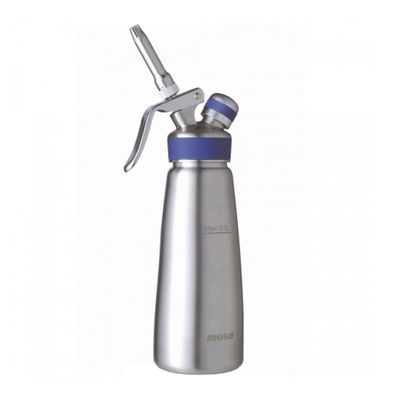 S/STEEL WHIPPER CREAM 0.5L BLUE, MOSA PROF