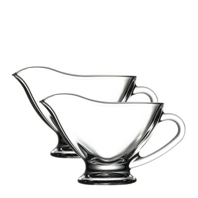 SAUCE BOAT GLASS SET 2 60ML, PASABAHCE