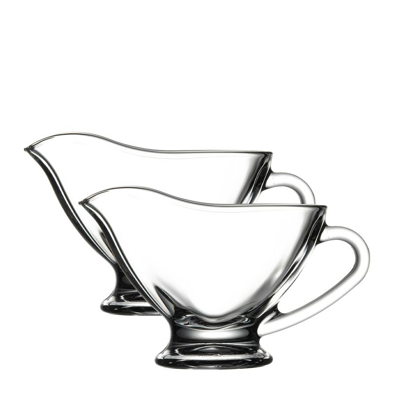 SAUCE BOAT GLASS SET 2 60ML, PASABAHCE
