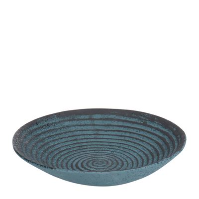 SERVING BOWL STONE 27X6CM STEEL BLUE, BALDWIN