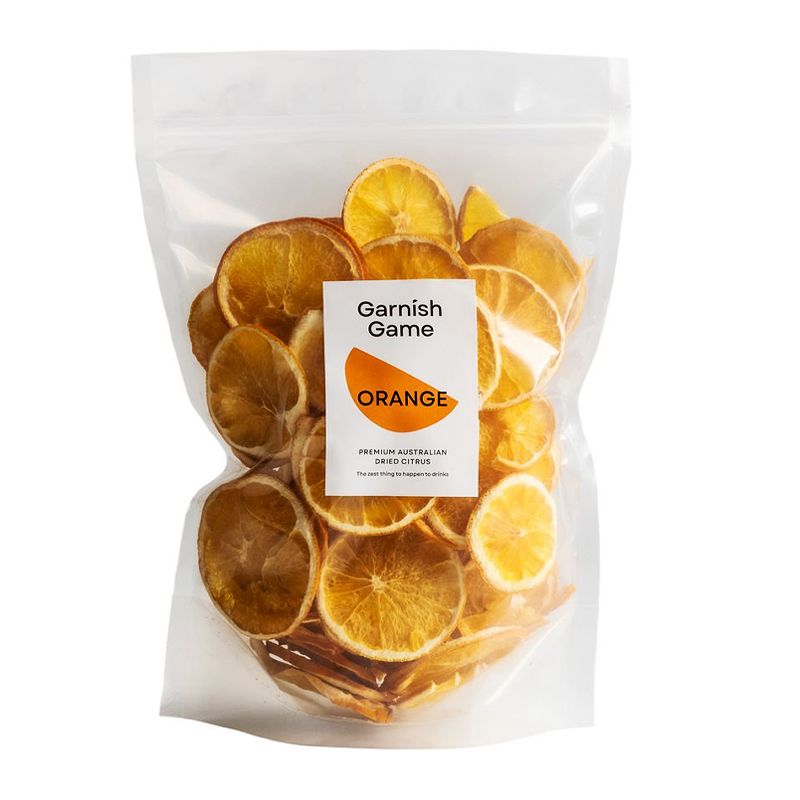 DRIED FRUIT ORANGE 500G BAG, GARNISH GAME