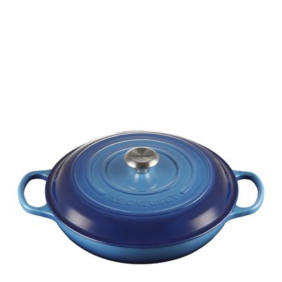 CAST IRON SHALLOW CASSEROLE 30CM/3.2LT, LE CREUSET
