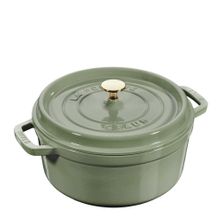 COCOTTE ROUND EUCALYPTUS 24CM/3.8LT, STAUB