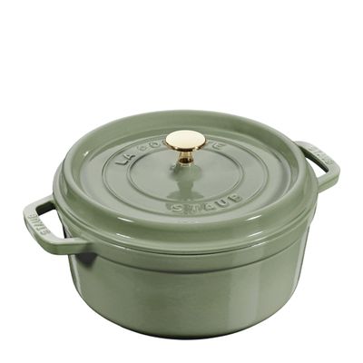 COCOTTE ROUND EUCALYPTUS 24CM/3.8LT, STAUB