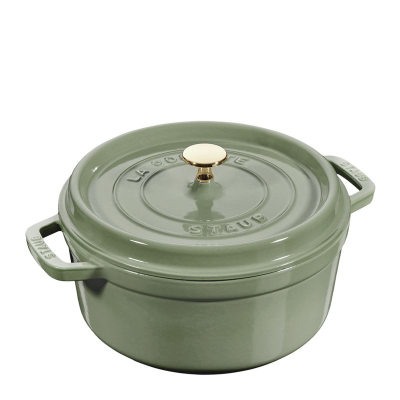 COCOTTE ROUND EUCALYPTUS 24CM/3.8LT, STAUB