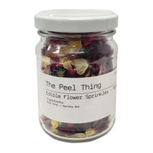 EDIBLE FLOWER SPRINKLES ROSE PETAL VARIETY MIX