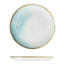 PLATE COUPE RND 217MM AQUAMARINE, CHURCHILL