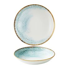 BOWL COUPE RND 248MM AQUAMARINE, CHURCHILL