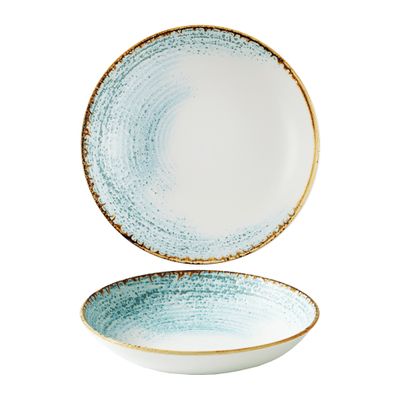 BOWL COUPE RND 248MM AQUAMARINE, CHURCHILL