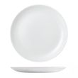 PLATE COUPE 165MM, SATIN WHITE CHURCHILL