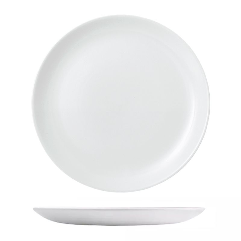 PLATE COUPE 165MM, SATIN WHITE CHURCHILL