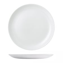 PLATE COUPE 217MM, SATIN WHITE CHURCHILL