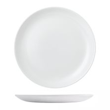 PLATE COUPE 288MM, SATIN WHITE CHURCHILL