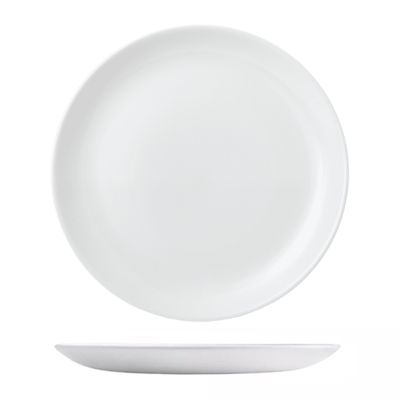 PLATE COUPE 288MM, SATIN WHITE CHURCHILL