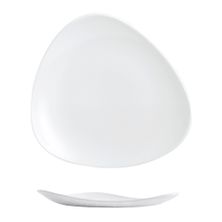 PLATE TRIANGLE 192MM, SATIN WHITE CHURCHILL