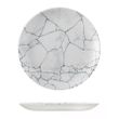 PLATE COUPE PEARL GREY 217MM, KINTSUGI