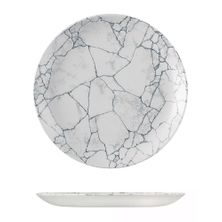 PLATE COUPE PEARL GREY 288MM, KINTSUGI