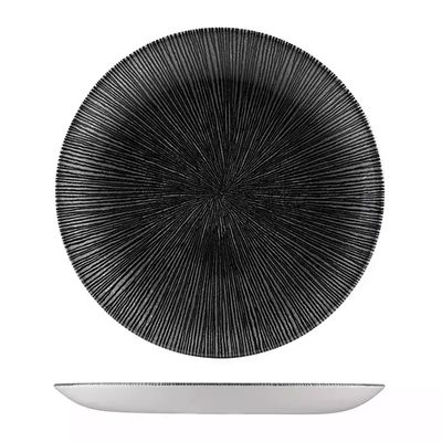 PLATE AGANO BLACK 165MM CHURCHILL STUDIO