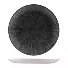 PLATE AGANO BLACK 217MM, CHURCHILL STUDIO