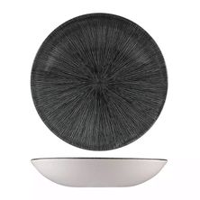 BOWL COUPE AGANO BLACK 182MM, CHURCHILL STUDIO