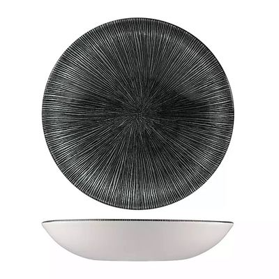 BOWL COUPE AGANO BLACK 248MM, CHURCHILL STUDIO