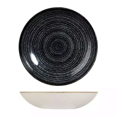 BOWL CHARCOAL 248MM, CH/HILL STUDIO