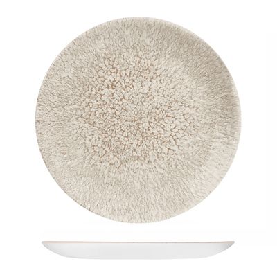 PLATE AGATE 165MM, CHURCHILL RAKU