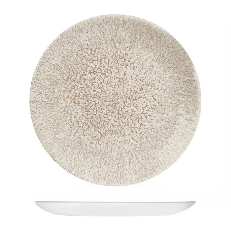 PLATE AGATE 165MM, CHURCHILL RAKU