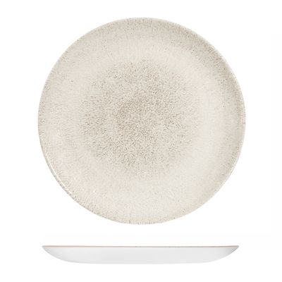 PLATE AGATE 288MM, CHURCHILL RAKU