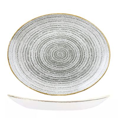 CHURCHILL STUDIO PLATTER STONE GREY