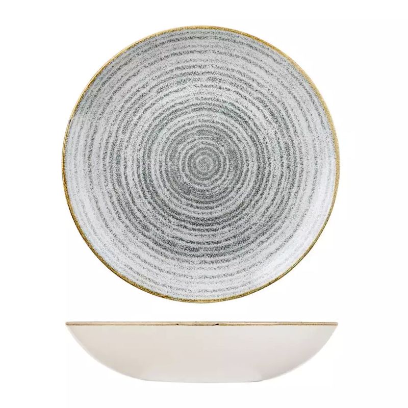 BOWL STONE GREY 182MM, CHURCHILL STUDIO