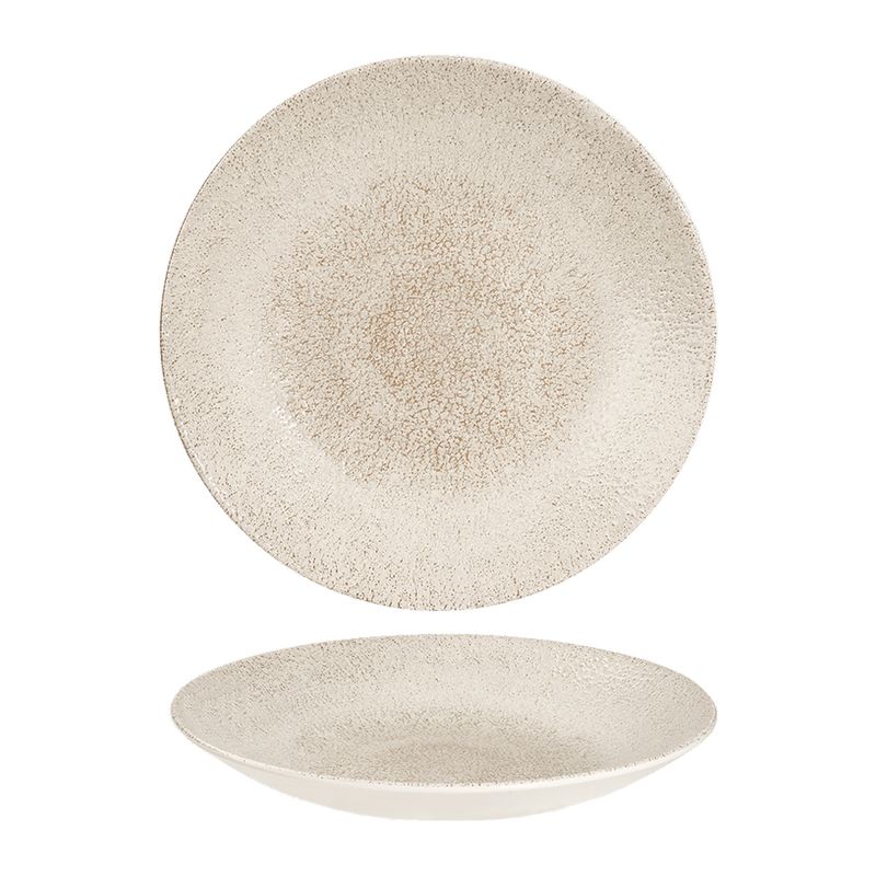 PLATE DEEP COUPE AGATE 225MM, RAKU