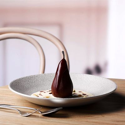 PLATE DEEP COUPE AGATE 281MM, RAKU