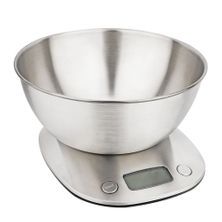 SCALE ELECTRONIC 5KG W/BOWL S/S, CUISINA