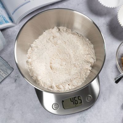 SCALE ELECTRONIC 5KG W/BOWL S/S, CUISINA