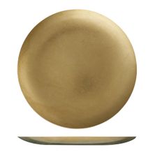 PLATE COUPE RND GOLD 130MM MODA VINTAGE