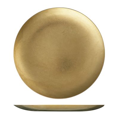 PLATE COUPE RND GOLD 170MM MODA VINTAGE