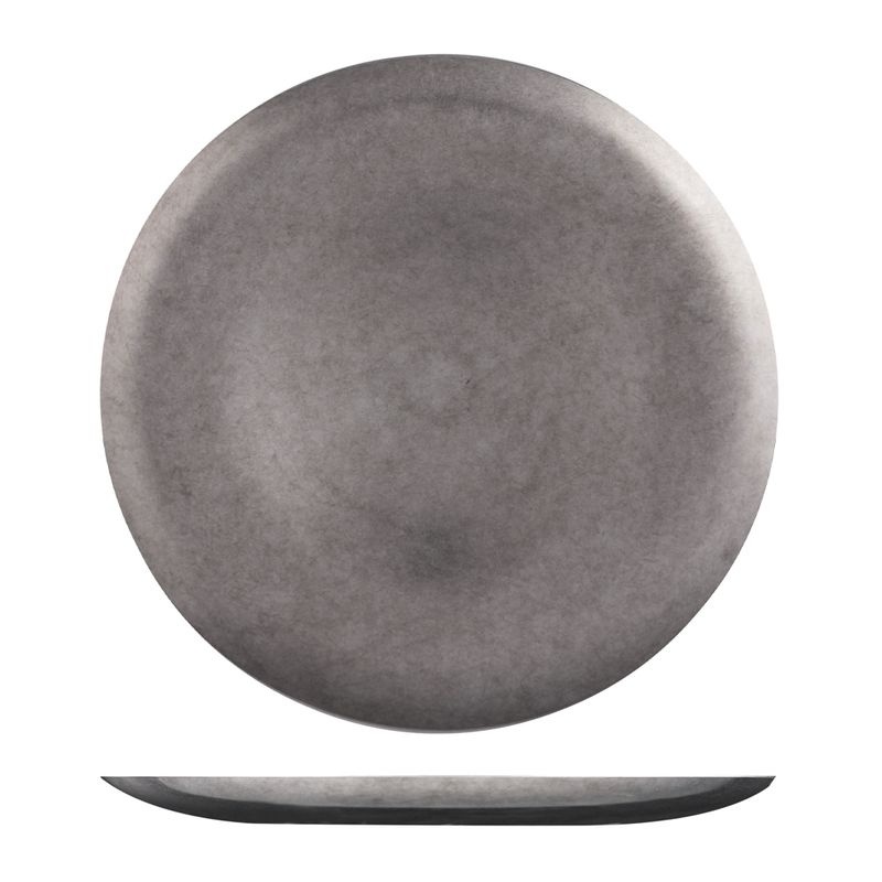 PLATE COUPE RND S/S 210MM MODA VINTAGE