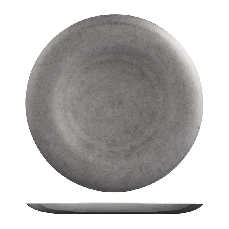 PLATE COUPE RND S/S 230MM MODA VINTAGE