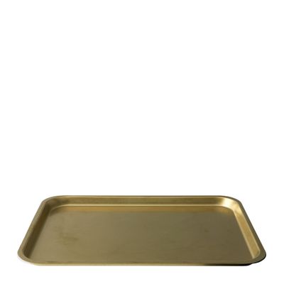TRAY RECTANGLE GOLD 310X220X13 MODA VINTAGE