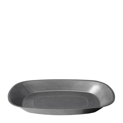 DISH OVAL S/S 255X165X28MM MODA VINTAGE