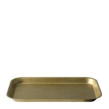 TRAY RECTANGLE GOLD 190X110X12MM MODA VINTAGE