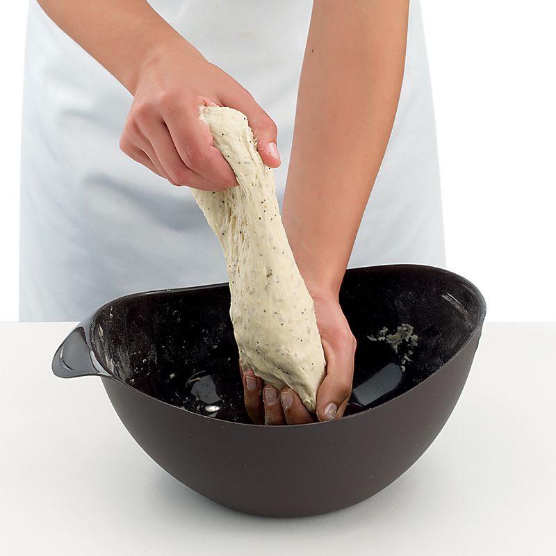 BREAD MAKER 600ML SILICONE BROWN, LEKUE